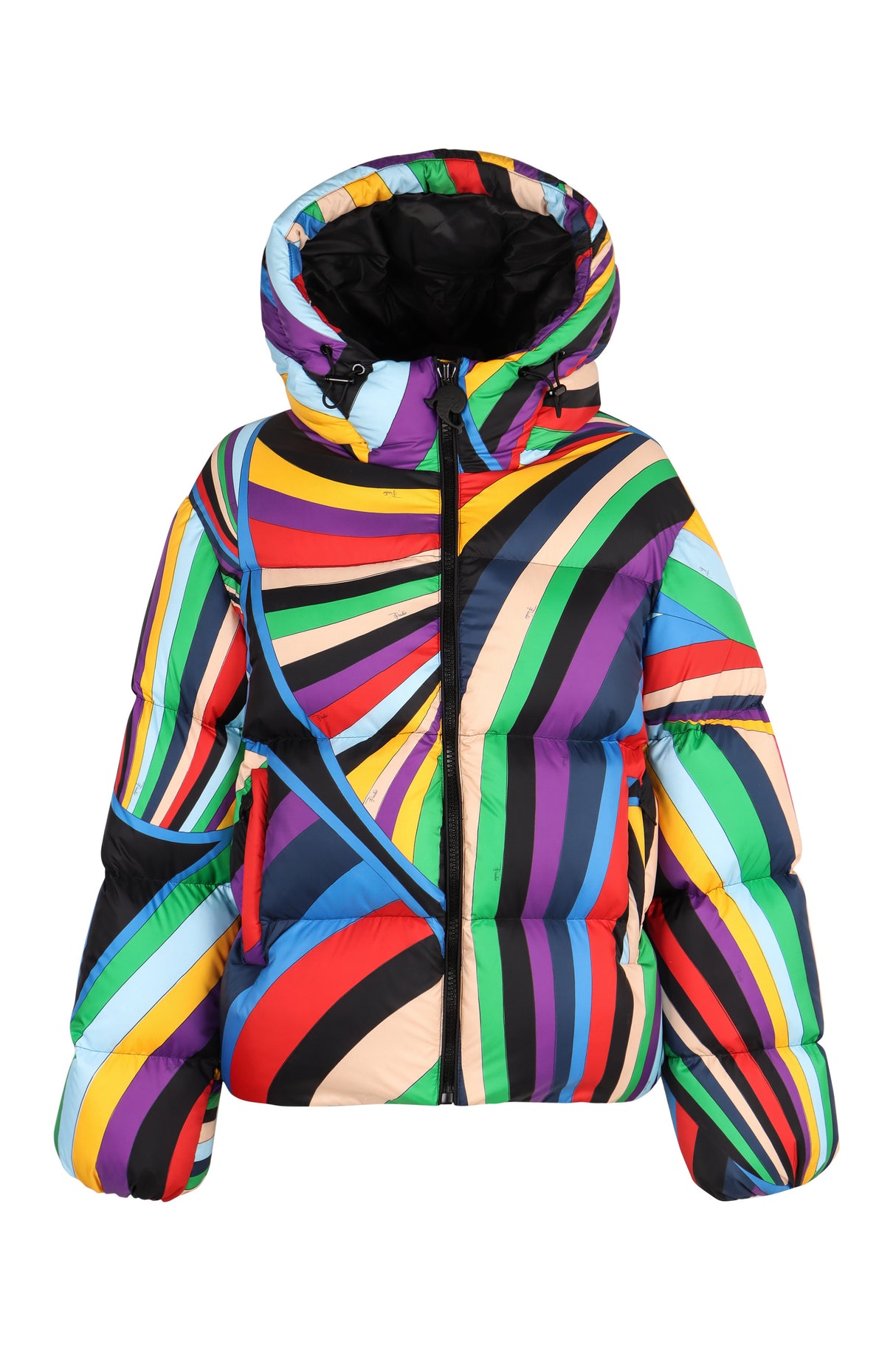 EMILIO PUCCI Vibrant Multicolor Down Jacket for Women