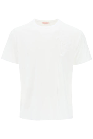 VALENTINO GARAVANI Floral Enriched Cotton T-Shirt for Men