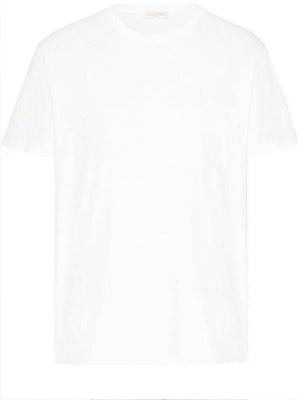 Classic White Cotton T-Shirt for Men - Short-Sleeved Valentino Garavani Tee