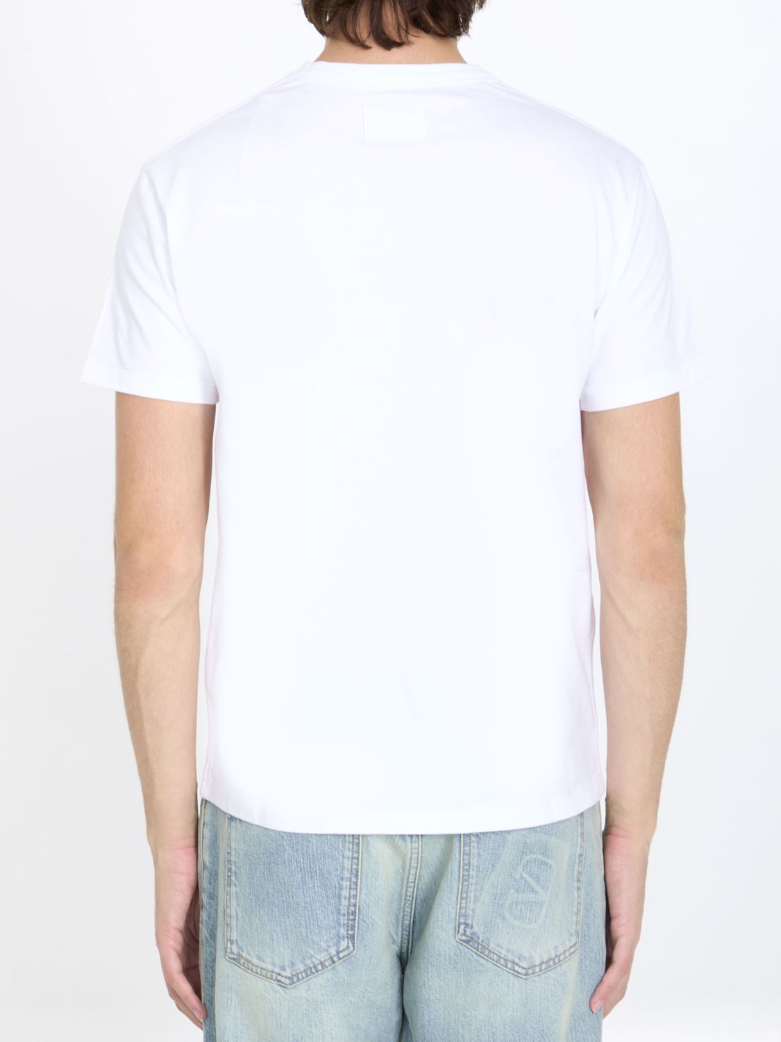 Classic White Cotton T-Shirt for Men - Short-Sleeved Valentino Garavani Tee