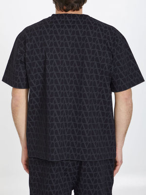 VALENTINO Timeless Cotton T-Shirt with Iconic Print