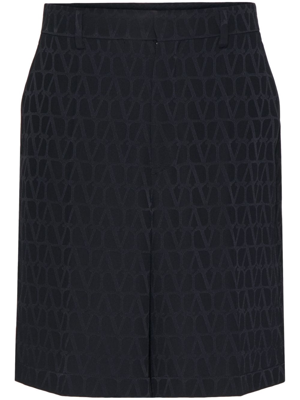 VALENTINO Luxurious Italian Silk Bermuda Shorts for Men