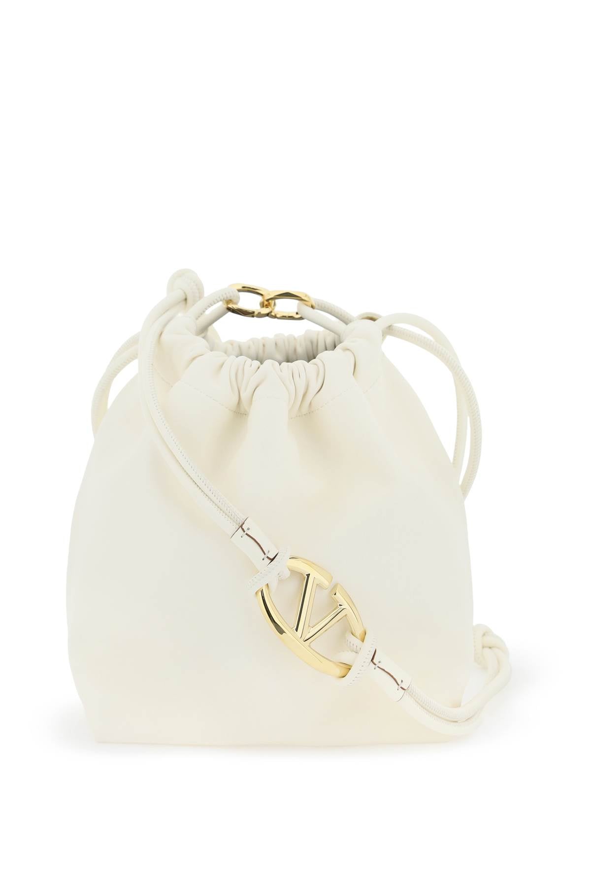 VALENTINO GARAVANI Drawstring Bucket Handbag - 34CM x 26CM x 10CM