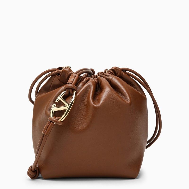 VALENTINO GARAVANI Drawstring Bucket Handbag - 34CM x 26CM x 10CM