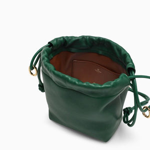 VALENTINO GARAVANI Mini Bucket Handbag in Amazon Green