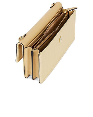 VALENTINO Elegant V-Logo Signature Wallet on Chain for Women in Natsahbeig