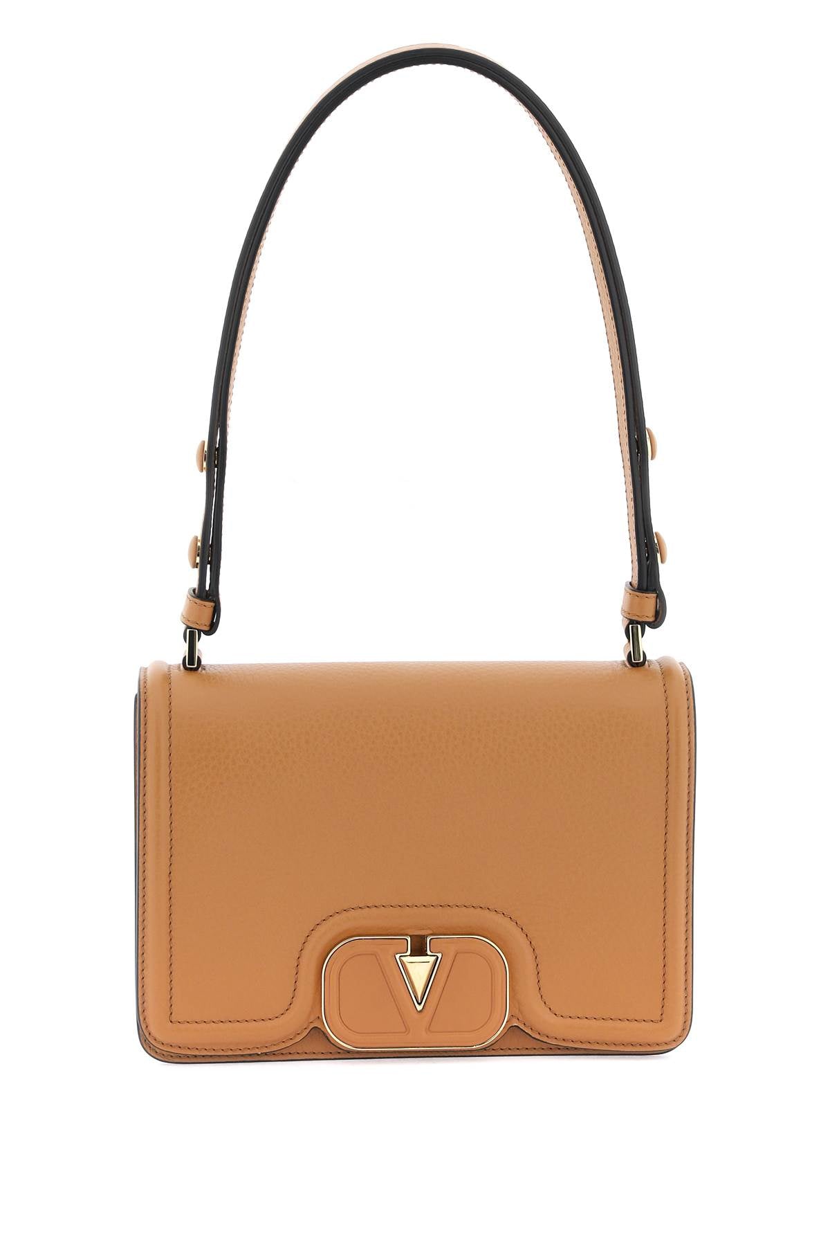 VALENTINO GARAVANI Mini Leather Shoulder Bag with Signature Detail