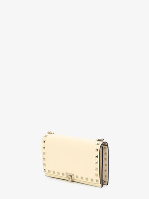 Túi xách nhỏ Cream Rockstud cho Phụ nữ - Bộ sưu tập SS24