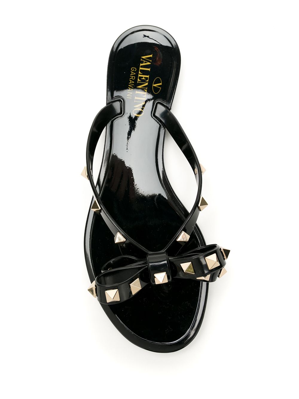 VALENTINO GARAVANI Chic 2024 Women's Black Sandals for Warm Weather Adventures