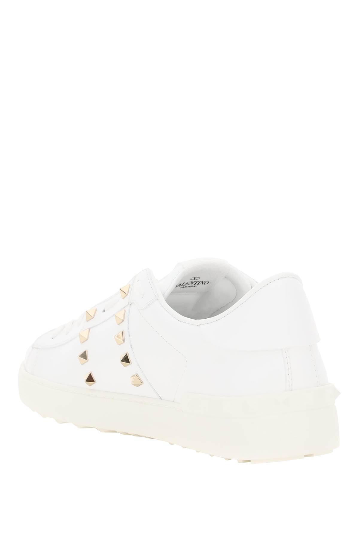 VALENTINO Minimalist White Leather Sneakers for Women - SS24
