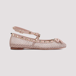 VALENTINO GARAVANI Elegant Studded Ballerina Flats