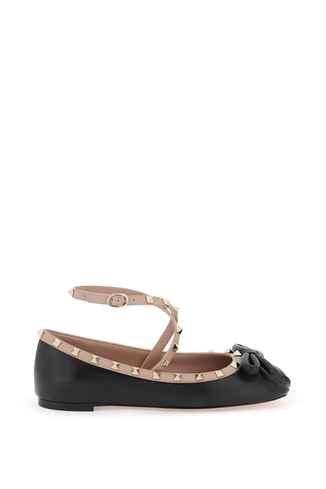 VALENTINO Giày ballerina Rockstud mini