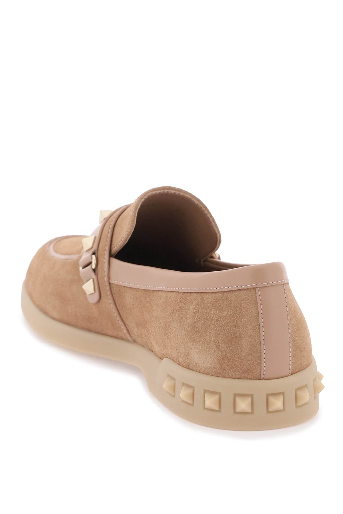 VALENTINO GARAVANI Leather Leisure Flows Moccasin - Women’s