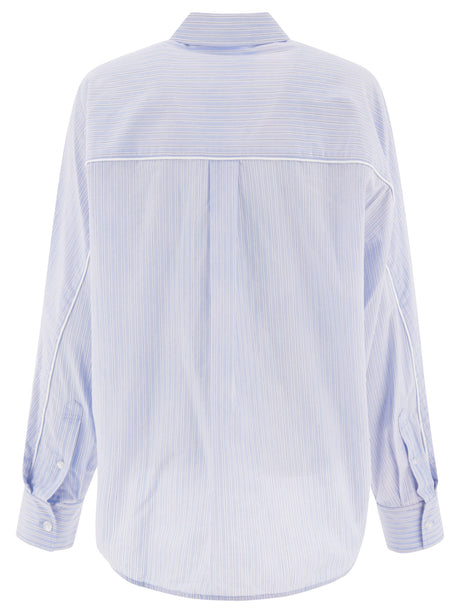 ALEXANDER WANG Oversized Long Sleeve Cotton Shirt