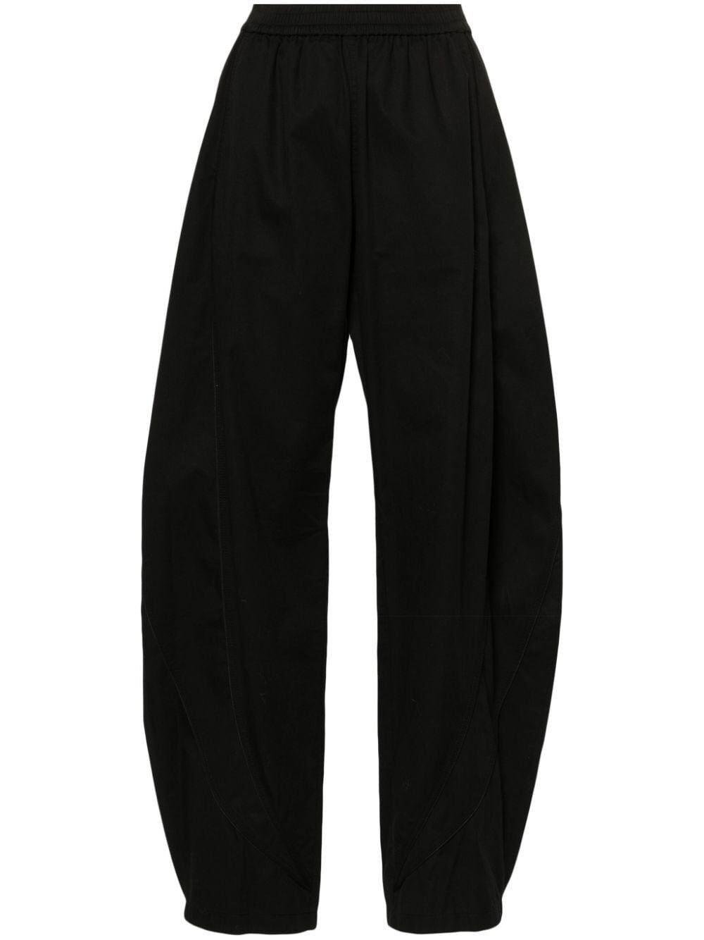 ALEXANDER WANG Chic Black Track Pants with Piping Detail