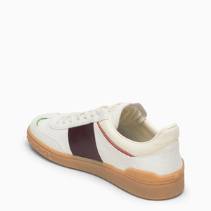 VALENTINO GARAVANI Beige and Black Leather Trainers for Men