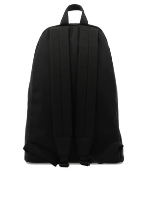 Ba lô Nylon đen với chi tiết logo Balenciaga cho phụ nữ - Mùa mang đi