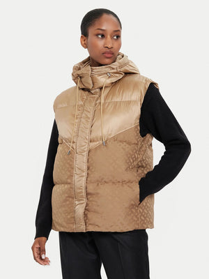 BOSS Elegant Beige Women's Outerwear for FW24