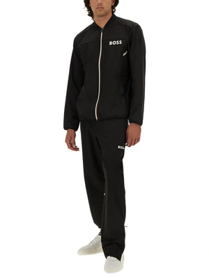 BOSS Modern Full Jumpsuit with Logo - Regular Fit (Size L)