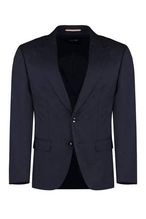 BOSS VIRGIN WOOL TWO-PIECES SUIT