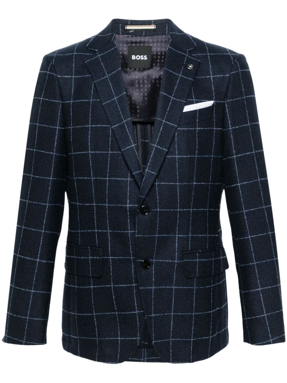 BOSS Checkered Design Men's Jacket