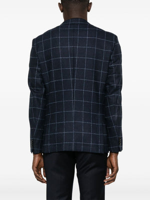 BOSS Checkered Design Men's Jacket