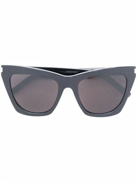 SAINT LAURENT Black New Wave Kate Sunglasses for Women in SS23 Collection