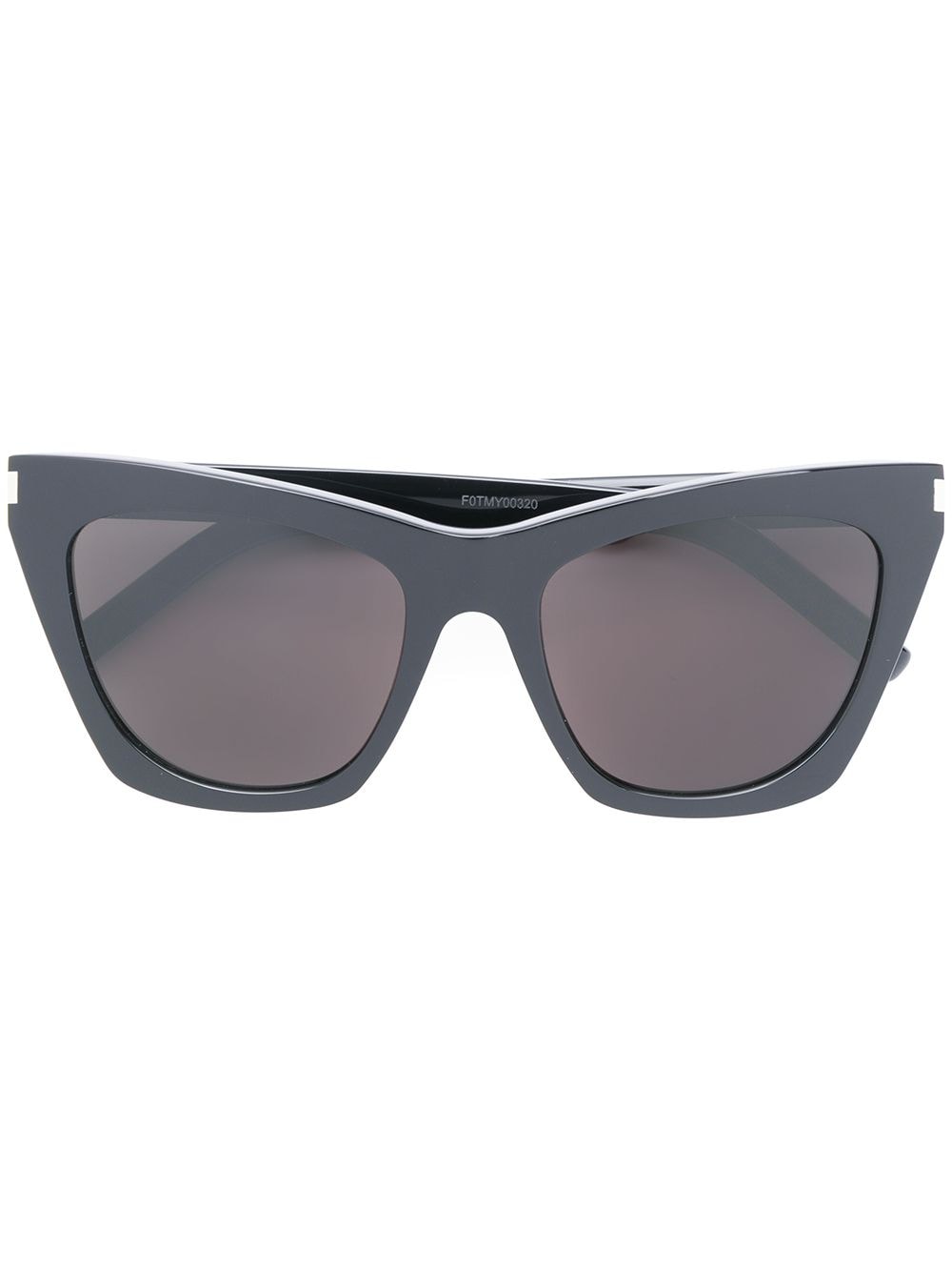 SAINT LAURENT Sleek and Chic Acetate Sunglasses in Black and Grey for Women