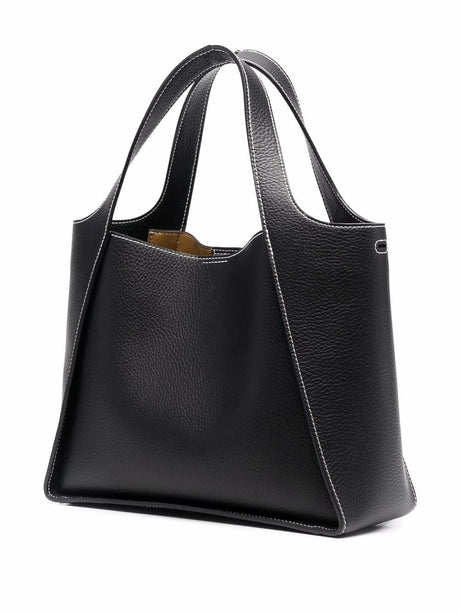 Túi đeo vai Stella Logo đen dành cho phụ nữ - bộ sưu tập FW23