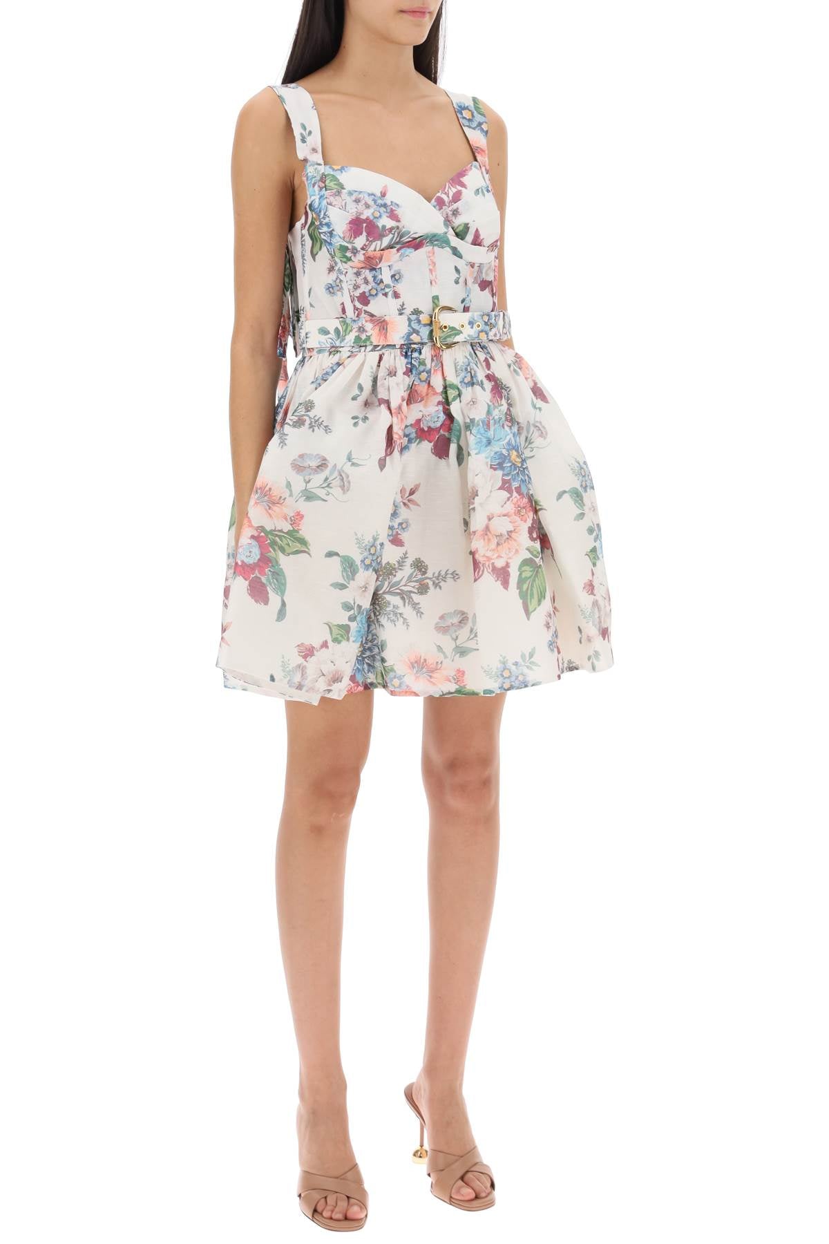 Floral Bustier Dress for Women - Mini Dress by Zimmermann for SS24