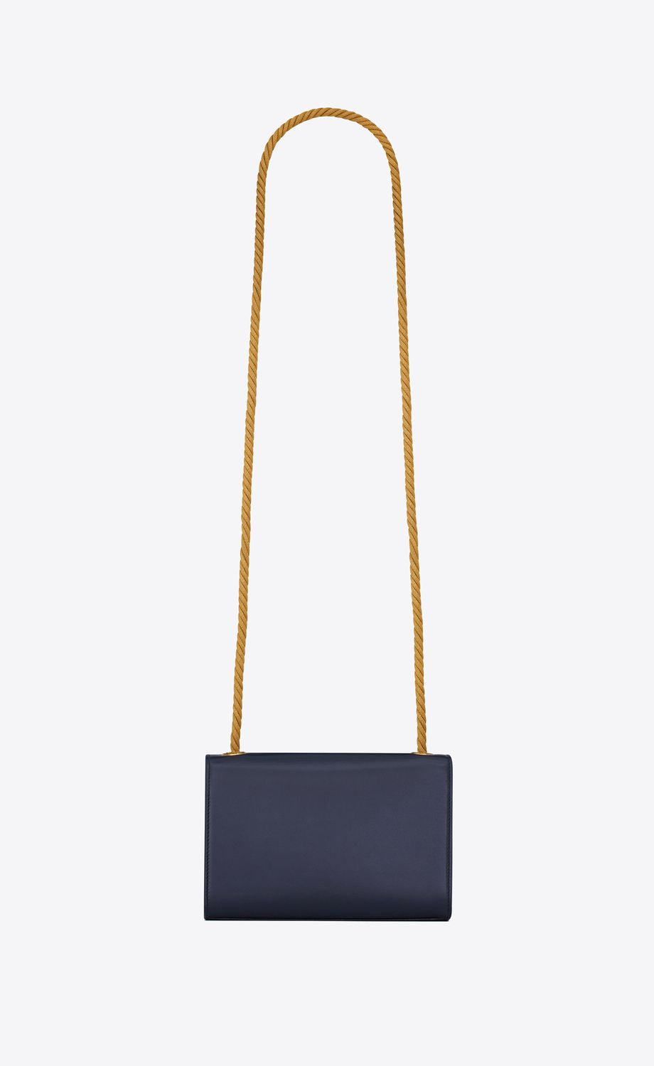 SAINT LAURENT Timeless Blue Leather Shoulder Handbag for Women