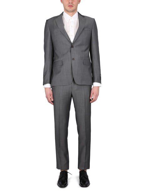 ZEGNA Classic Tailored Suit with Mirror Lapels - Men's Slim Fit