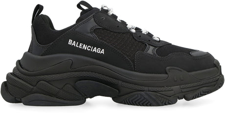 BALENCIAGA Women's Black Triple S Low-Top Sneakers