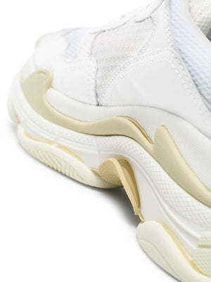 BALENCIAGA Triple S White Sneakers for Unisex in SS24 Collection