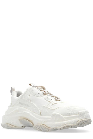 BALENCIAGA Triple S Abaca Sneakers for Women in Tan for SS24