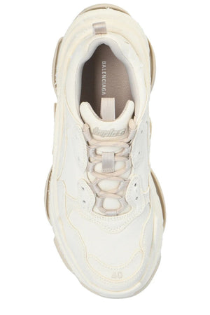 BALENCIAGA Triple S Abaca Sneakers for Women in Tan for SS24