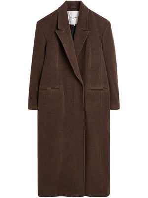 HERSKIND Wool Long Double-Breasted Jacket