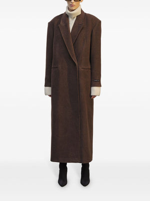 HERSKIND Wool Long Double-Breasted Jacket