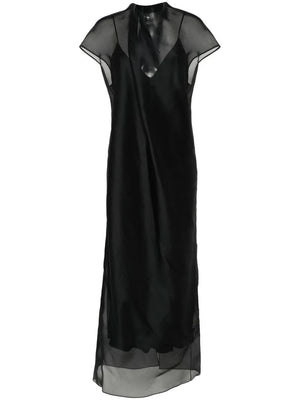 KHAITE Elegant Black Silk Dress for Women - 2024 Collection