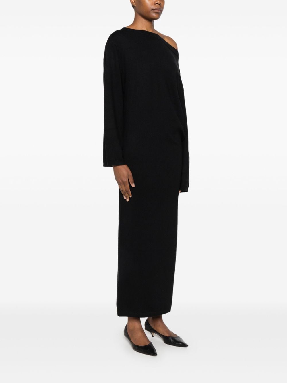 HERSKIND Isabella Off-Shoulder Wool Long Dress