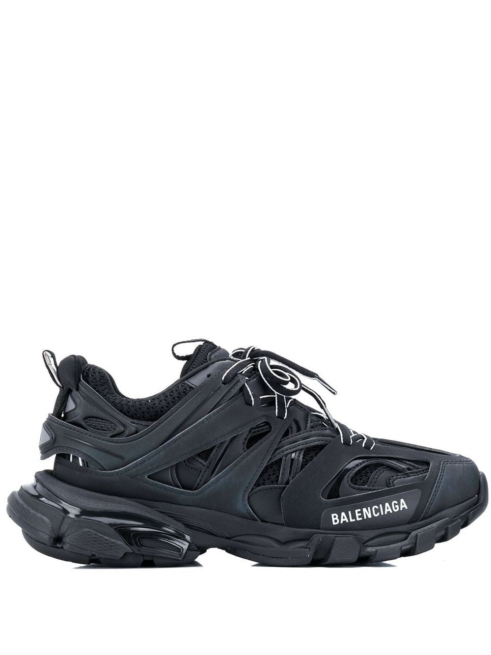 BALENCIAGA Black Track Sneakers - Retro-Inspired Footwear for Women