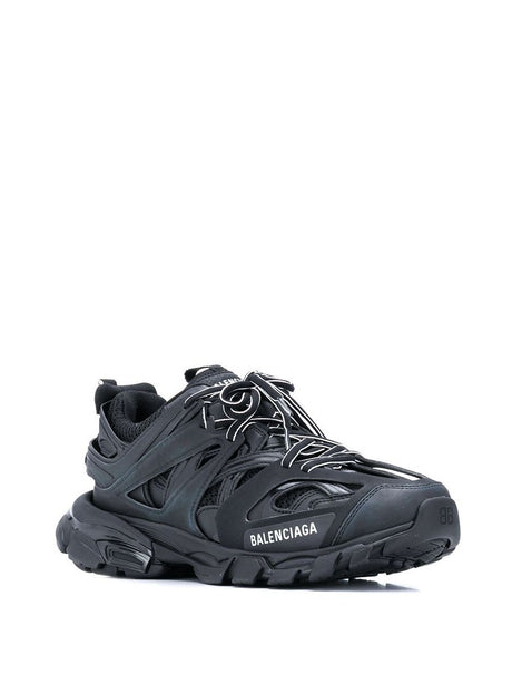 BALENCIAGA Black Track Sneakers - Retro-Inspired Footwear for Women