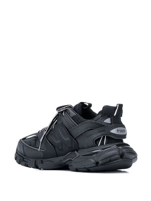 BALENCIAGA Black Track Sneakers - Retro-Inspired Footwear for Women