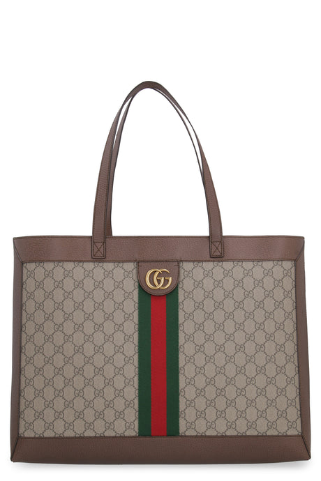 GUCCI Beige Ophidia GG Supreme Tote for Men