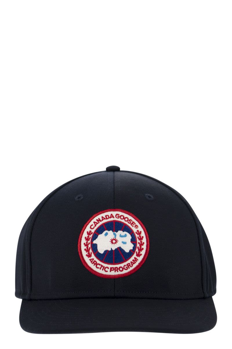 CANADA GOOSE Classic Baseball Hat with Logo Patch for Men