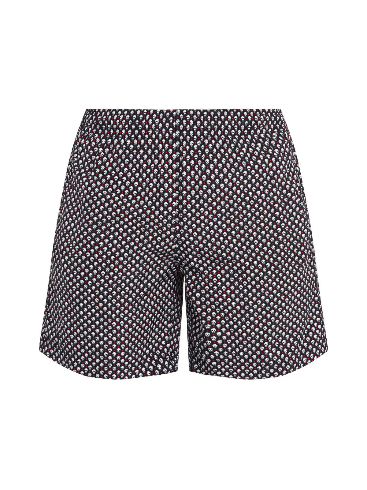 ALEXANDER MCQUEEN Mini Dots Skull Logo Swim Shorts