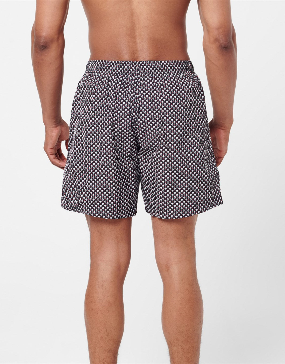 ALEXANDER MCQUEEN Mini Dots Skull Logo Swim Shorts