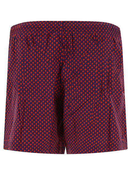 ALEXANDER MCQUEEN Skull Dots Mini Swim Shorts