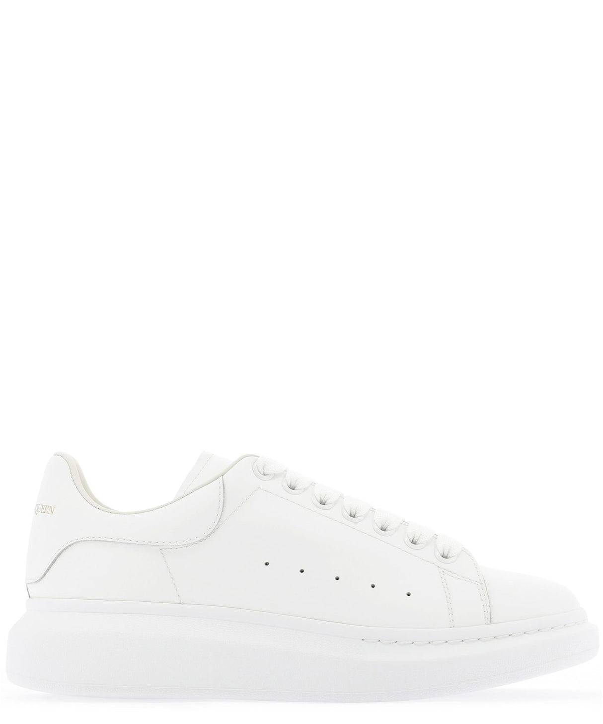 ALEXANDER MCQUEEN Men's White Oversized Lace-Up Sneakers for FW23