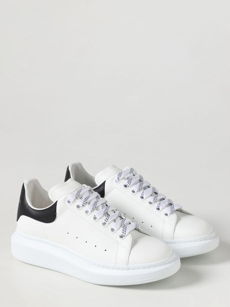 ALEXANDER MCQUEEN White Leather Sneakers for Men - FW23 Collection